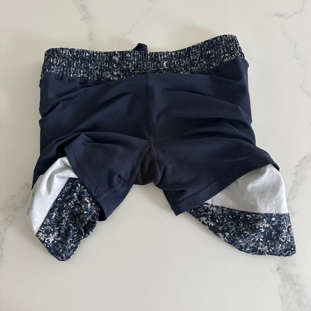 Athleta Farallon Skort Blue Camo-like Print with Pockets Size Zero - Picture 9 of 9
